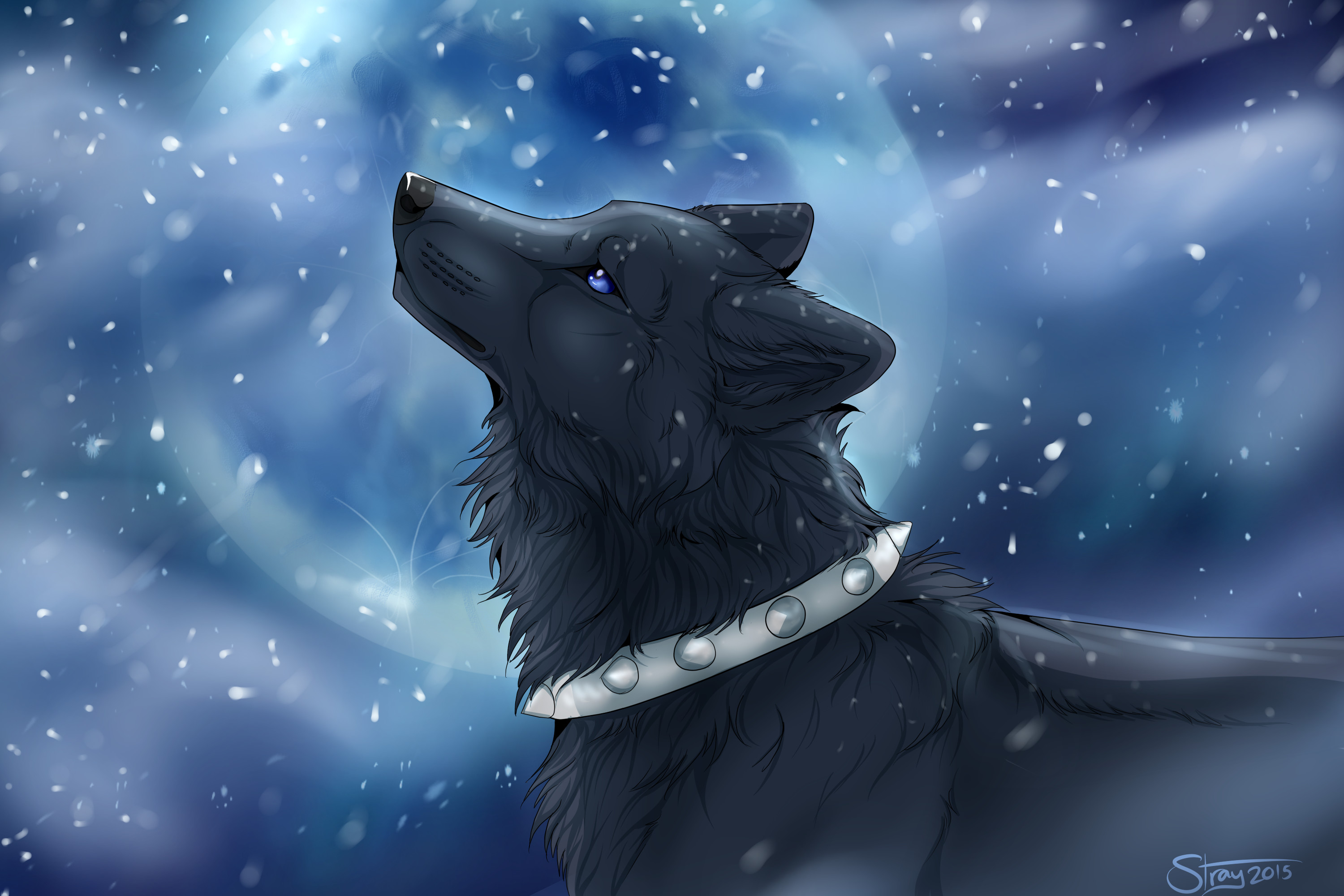 Волчий дождь волчица Блю