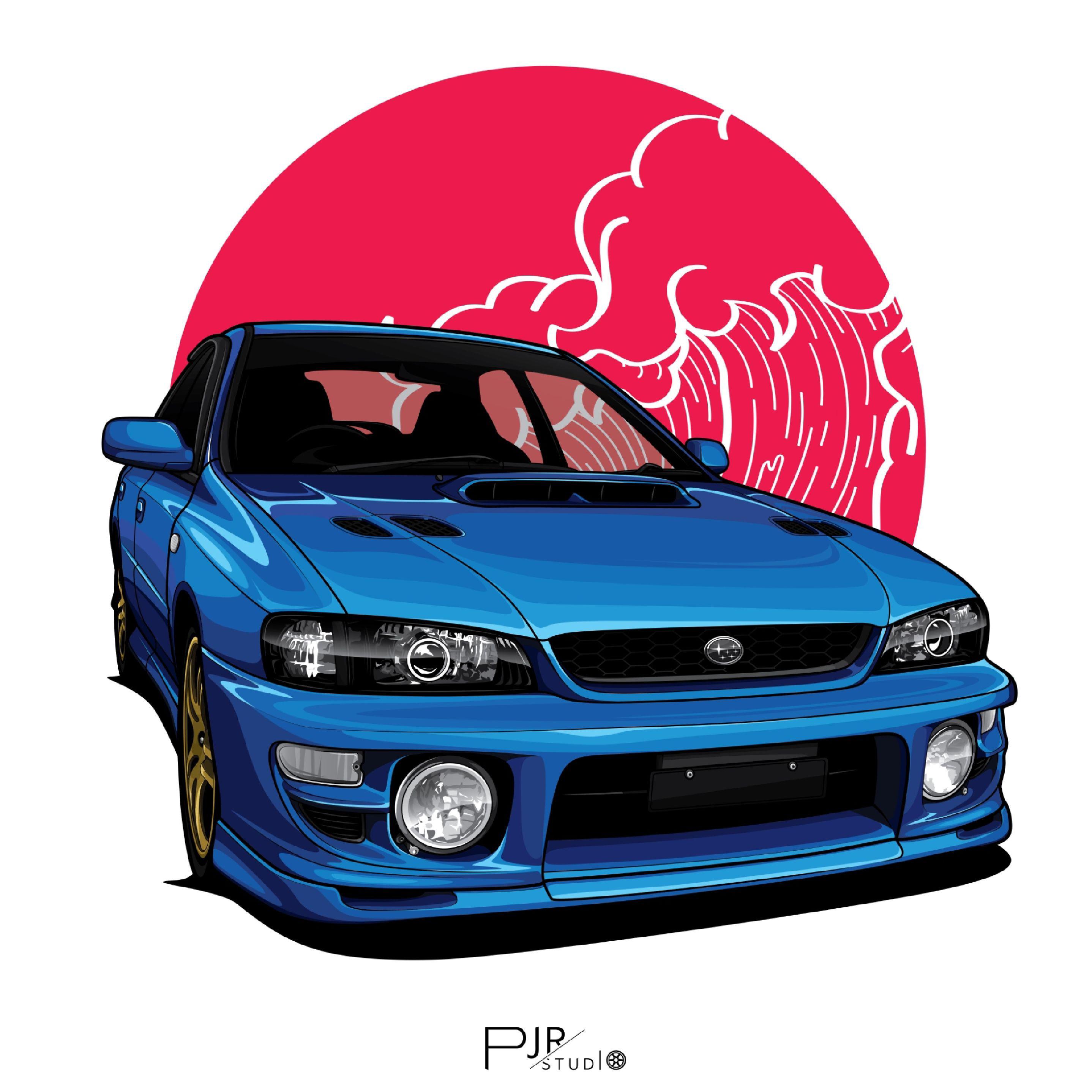 Рисунок subaru impreza wrx sti