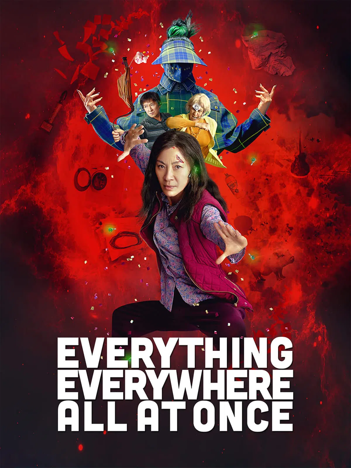 Everything anywhere. Everything everywhere all at once. Everything everywhere all at once poster.