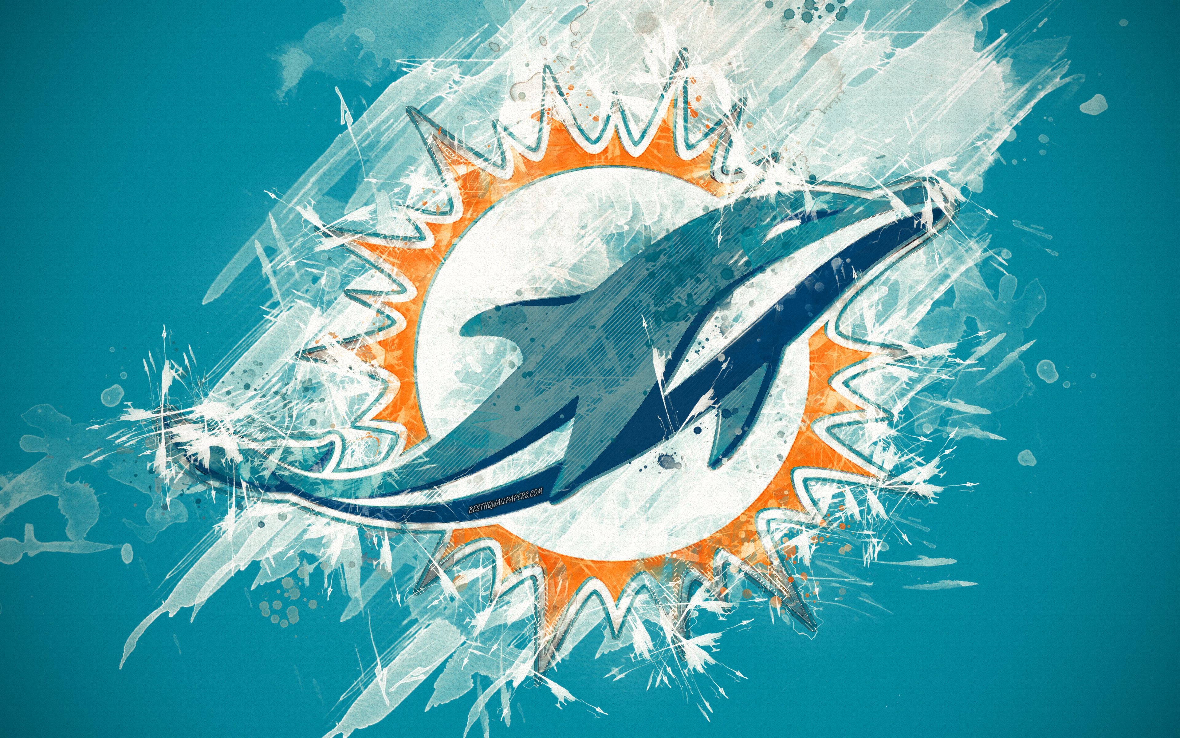 Логотип с дельфином агрессивный