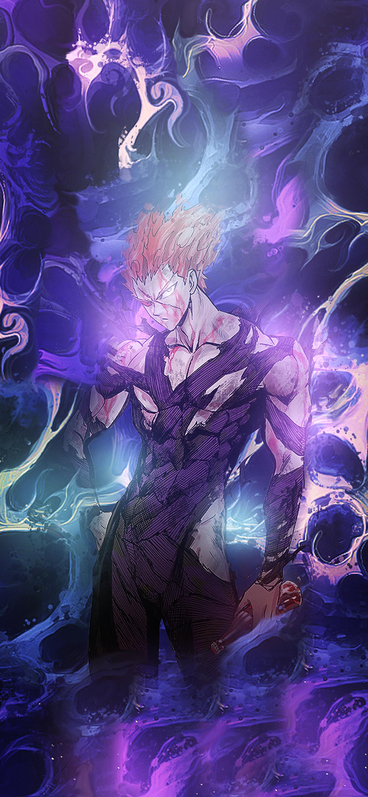 Космик гароу. ГАРОУ. Garou onepunchman. ГАРОУ Purple.