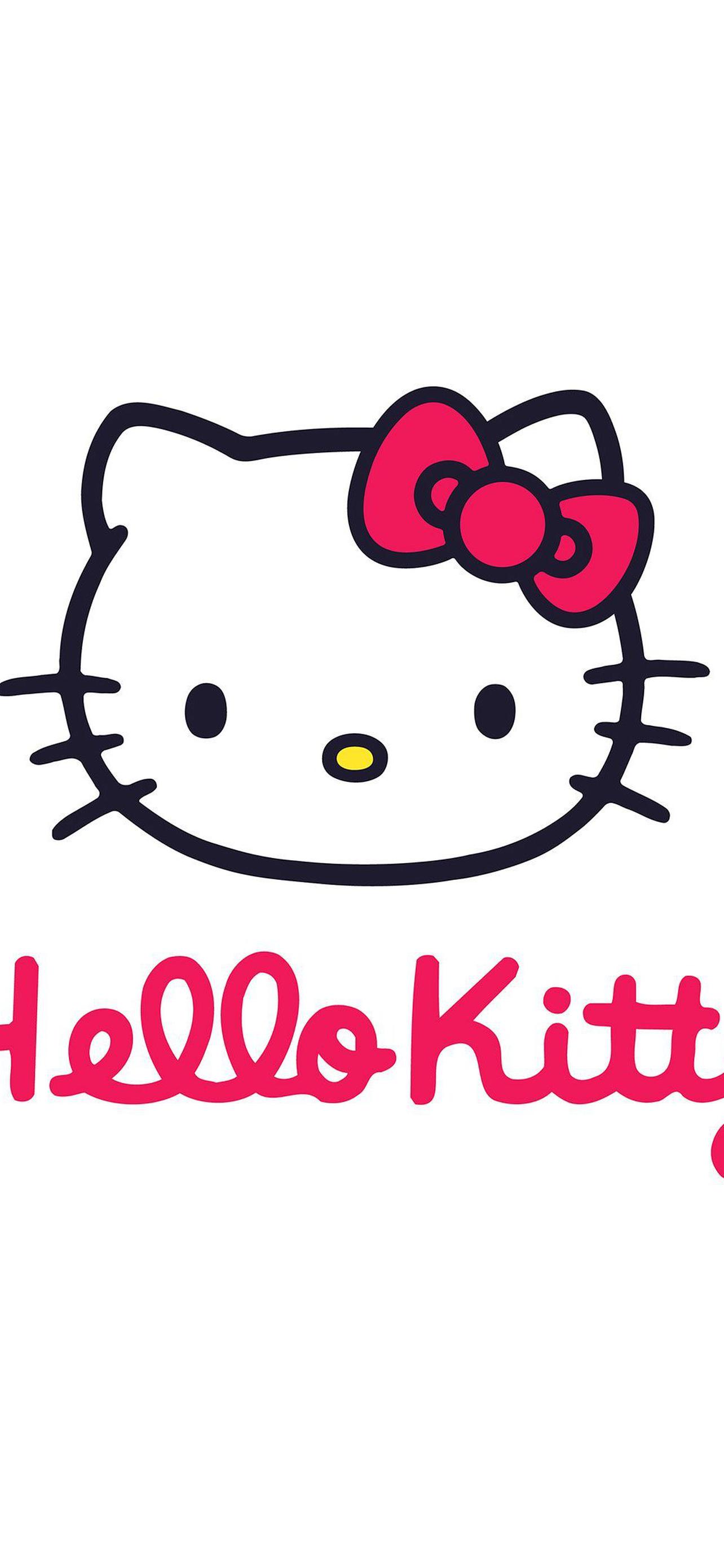 Hello Kitty Neon Light Sign Background 4K Wallpaper iPhone HD Phone #4400f