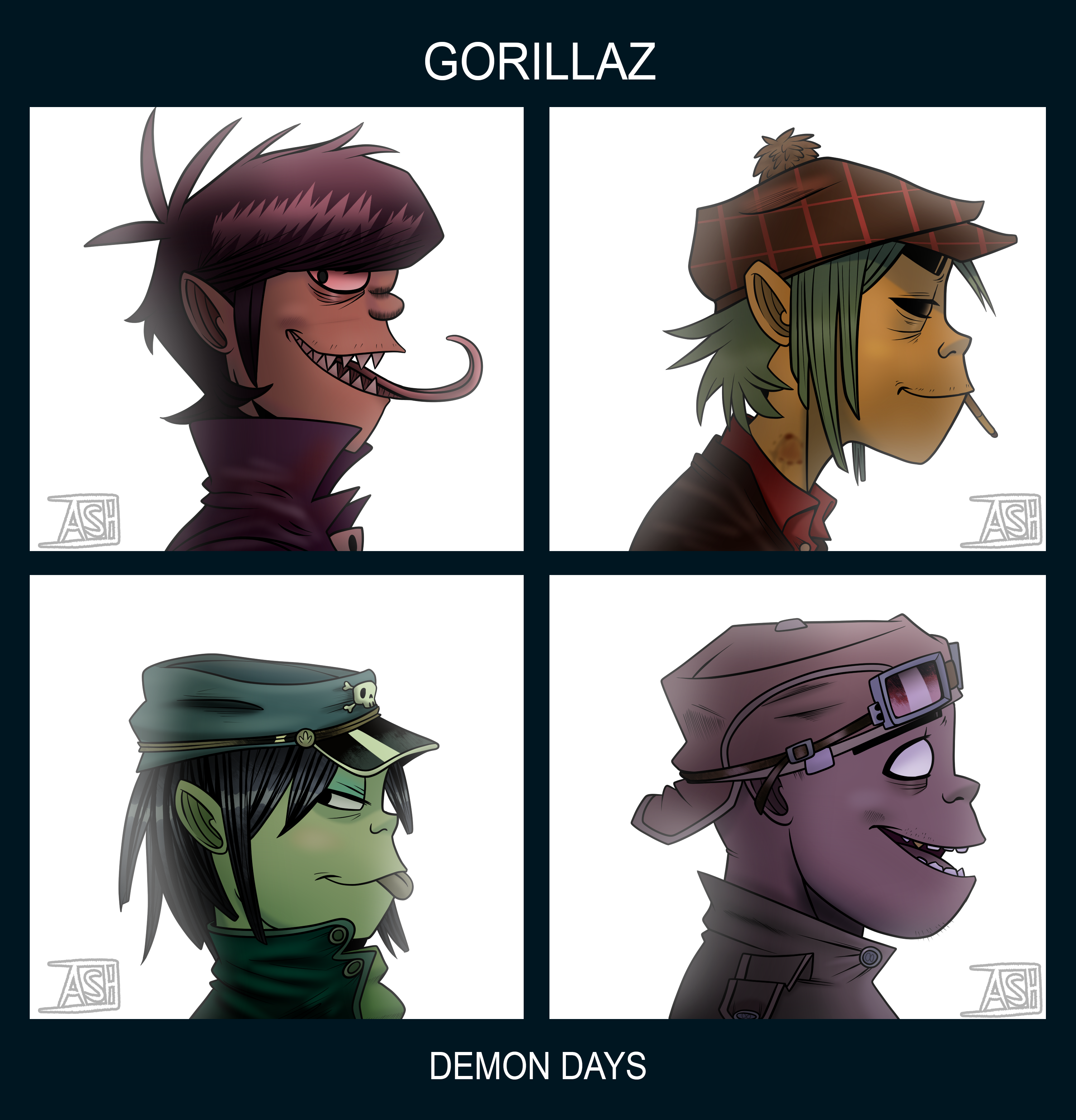 Gorillaz альбомы. Gorillaz обложка альбома Demon Days. 2d Gorillaz. Горилаз демон дейс. Гориллаз альбом демон дейс.